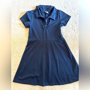 Zara Girls Dress with Ruffle collar